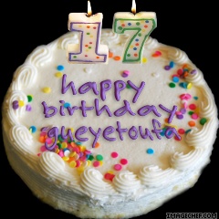 pour mon aniversaire